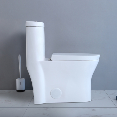 Sifonik Yuvarlak Amerikan Standart Tek Parça Çift Gömme Tuvalet Uzatılmış Klozet